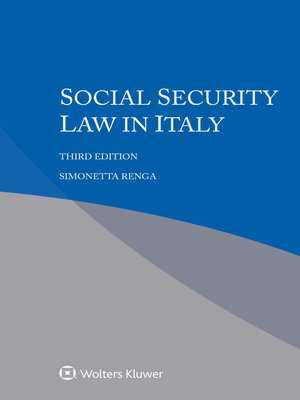 cover image of Social Security Law in Italy